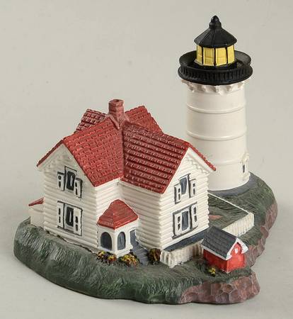 Lighthouse Miniatures Cape Neddick-Nubble, Me - No Box