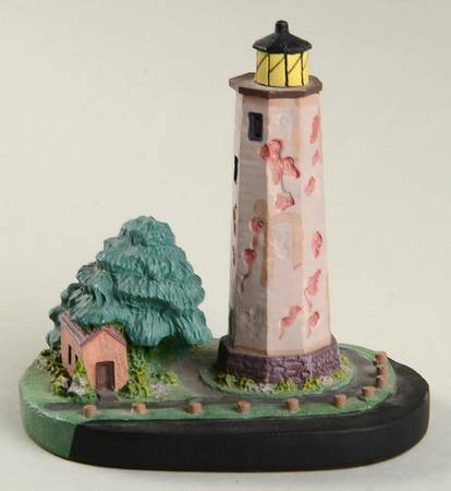 Lighthouse Miniatures Bald Head Island, Nc - No Box