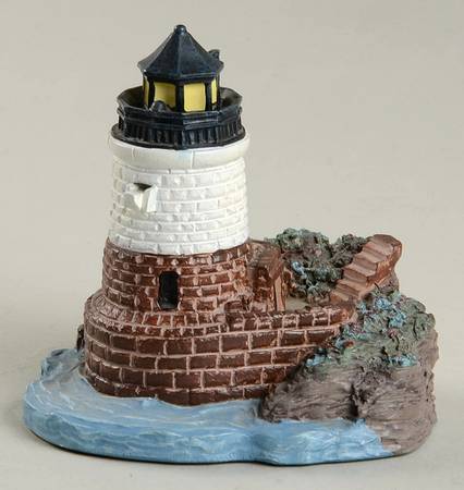 Lighthouse Miniatures Castle Hill Light, Ri - No Box