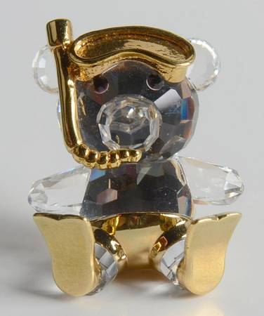 Crystal Memories Brooches Teddy Bear Diver - Boxed