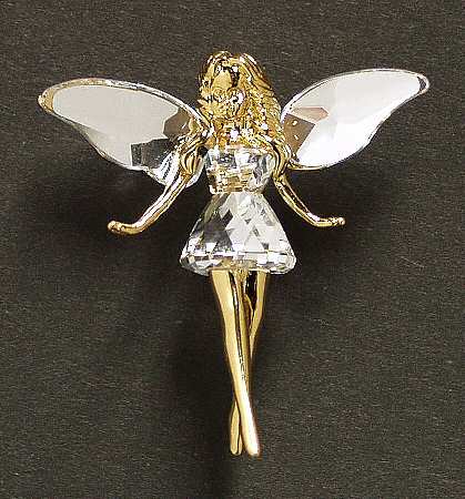 Crystal Memories Brooches Fairy Flying - Boxed