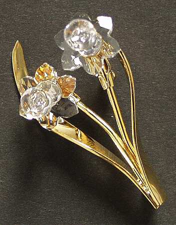 Crystal Memories Brooches Daffodil Mini Brooch - Boxed
