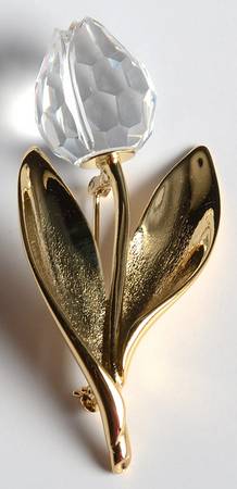 Crystal Memories Brooches Tulip Brooch - Boxed