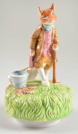 Beatrix Potter-Music Box Foxy Whiskered Gentleman - Boxed