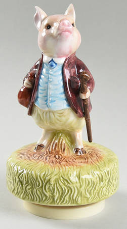 Beatrix Potter-Music Box Pigling Bland - No Box