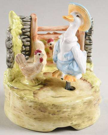 Beatrix Potter-Music Box Drake Puddle-Duck - Boxed