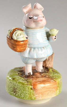 Beatrix Potter-Music Box Little Pig Robinson - No Box 60