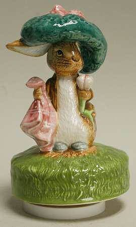 Beatrix Potter-Music Box Benjamin Bunny-Send In The Clowns - No Box