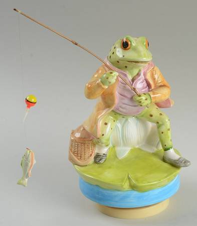 Beatrix Potter-Music Box Mr Jeremy Fisher-Lazy River - Boxed