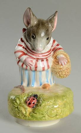 Beatrix Potter-Music Box Mrs. Tittlemouse - No Box