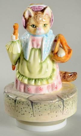 Beatrix Potter-Music Box Mrs Ribby - No Box