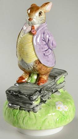 Beatrix Potter-Music Box Old Mr. Bunny - No Box