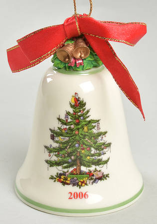 Annual Bell Ornament Holly And Bells - Boxed