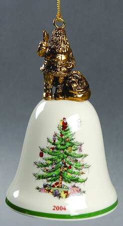 Annual Bell Ornament Santa - Boxed