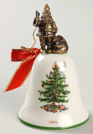 Annual Bell Ornament Santa Claus - Boxed