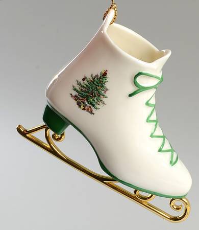 Christmas Tree Ornaments Ice Skate - Boxed