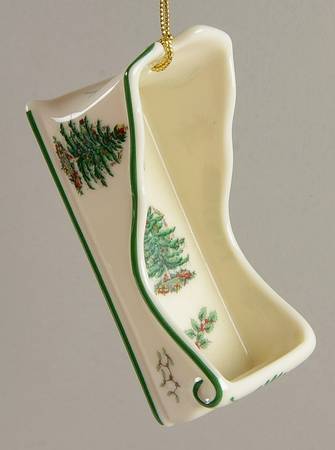 Miniature Ornament Sleigh Centerpiece - Boxed