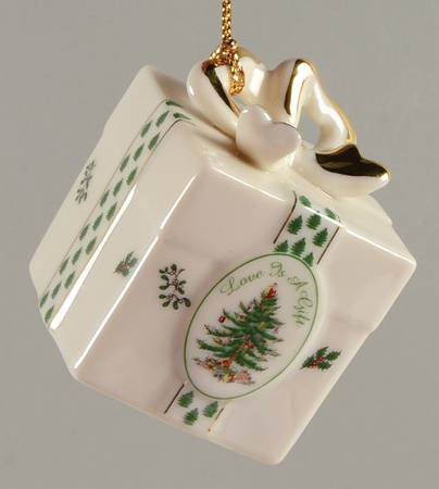 Christmas Tree Ornaments Love Is A Gift Box - Boxed
