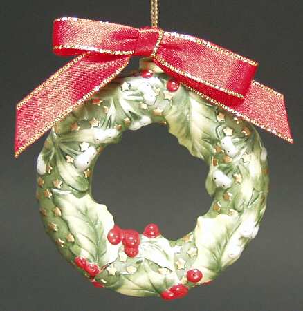 Christmas Tree Ornaments Wreath - Boxed