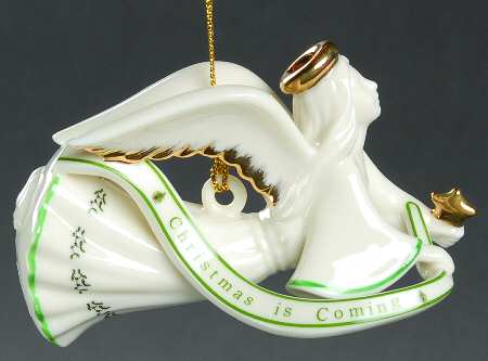 Christmas Tree Ornaments Christmas Is Coming Angel - Boxed