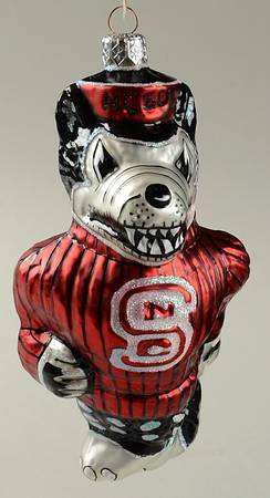 Glasscot Ornaments Nc State Wolfpack-Figure - Boxed