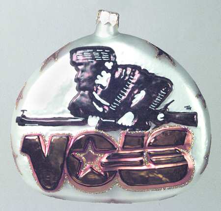 Glasscot Ornaments Tennessee Volunteers-Logo Disk - Boxed