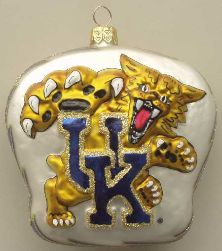 Glasscot Ornaments Kentucky Wildcats-Logo Disk - Boxed