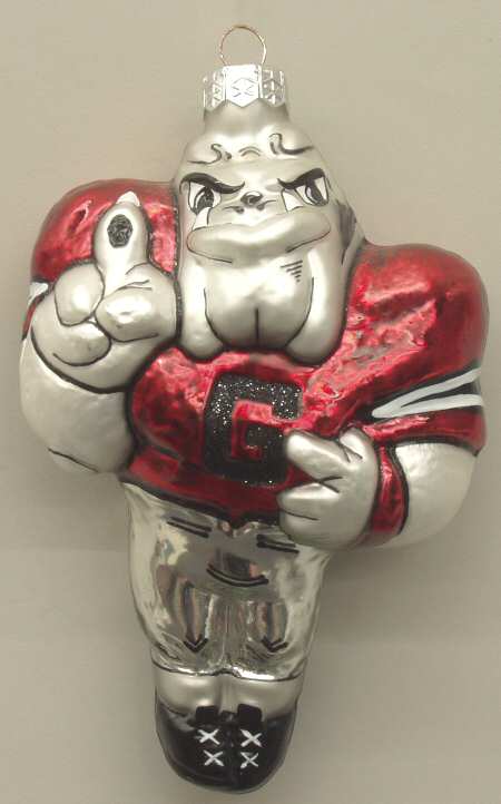 Glasscot Ornaments Georgia Bulldogs-Figure - Boxed