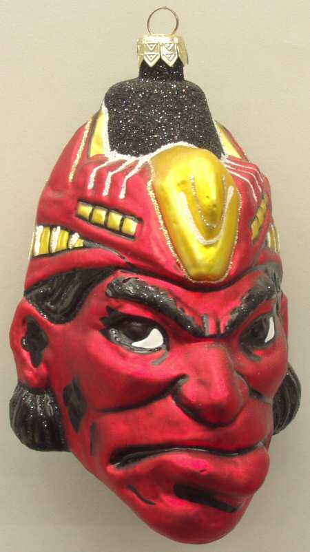 Glasscot Ornaments San Diego State Aztecs-Head - Boxed