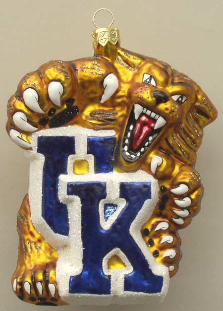 Glasscot Ornaments Kentucky Wildcats-Figure - With Box