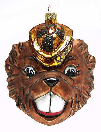 Glasscot Ornaments Oregon State Beavers-Head - Boxed