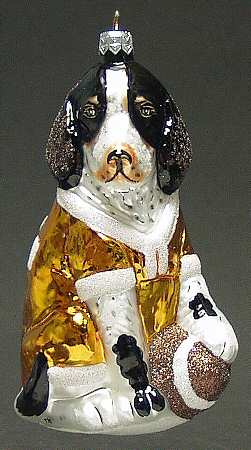 Glasscot Ornaments Tennessee Voluteers-Football Figure - Boxed