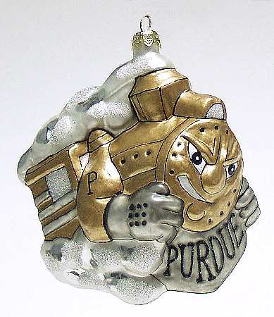 Glasscot Ornaments Purdue Boilermakers-Figure - Boxed