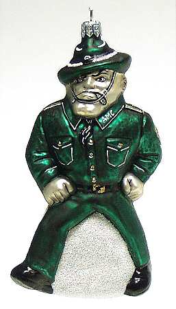 Glasscot Ornaments Texas A & M-Sarge Figure - Boxed