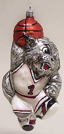 Glasscot Ornaments Cincinnati Bearcats-Basketball - Boxed