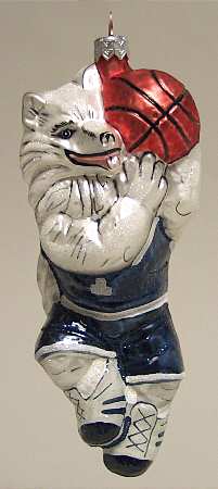 Glasscot Ornaments Connecticut Huskies-Basketball - Boxed