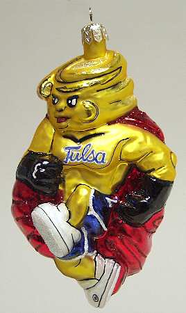 Glasscot Ornaments Tulsa Hurricanes-Figure - Boxed