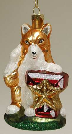 Glasscot Ornaments Texas A & M Aggies-Mascot - Boxed
