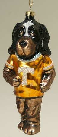 Glasscot Ornaments Tennessee Volunteers-Sideline Smokey - Boxed
