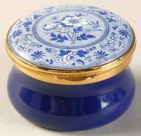 Spode Limoges-Enamel Box Botanical - Boxed
