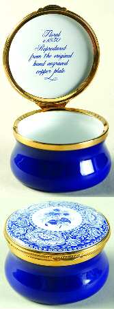 Spode Limoges-Enamel Box Floral - Boxed