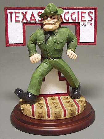 College and University Figurines Texas A & M Aggies - Boxed