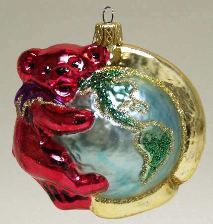 Grateful Glass-Ornament Love Our Earth - No Box