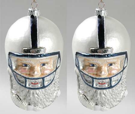 Santa Football-Ornaments Penn State Nittany Lions (S/2) - Set Of 2
