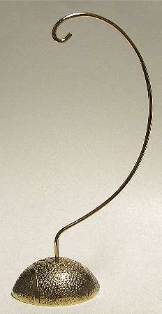 Slavic Treasures Giftware Brass Football Ornament Hanger - No Box
