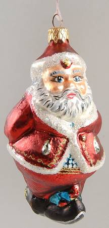 As Time Goes By Gold Star Santa - Boxed