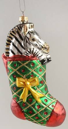 As Time Goes By Zeke Zebra-99 (Red Stocking) - Boxed