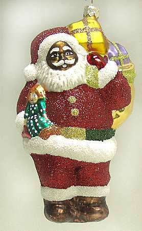 As Time Goes By Ebony Santa - Boxed