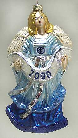 As Time Goes By Millennium Angel-Blue - Boxed