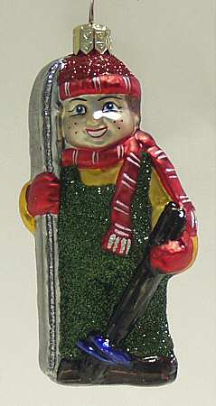 As Time Goes By Ski Boy - With Box